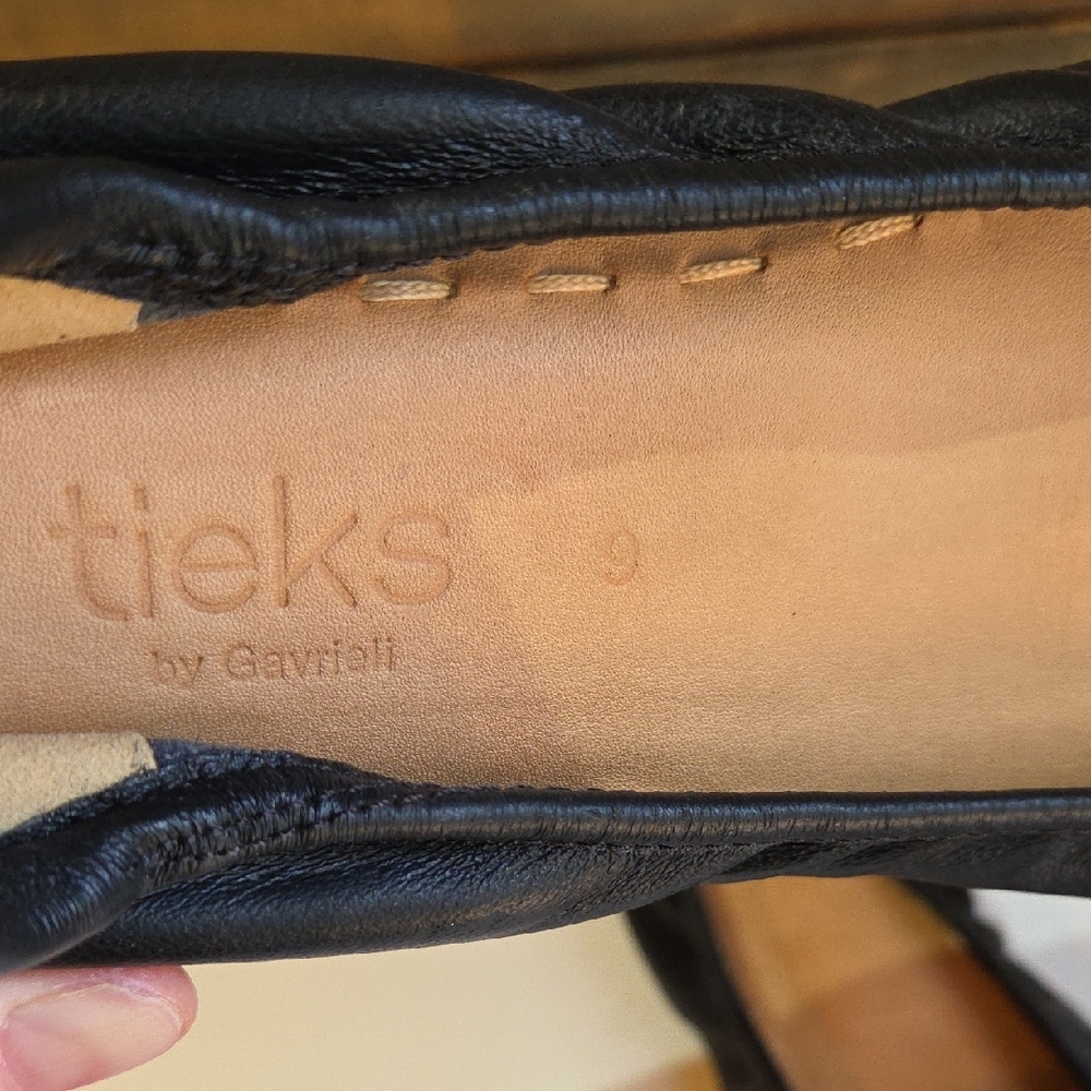 Tieks Matte Black Ballet Flats - Picture 9 of 10